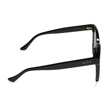 Meredith Sunglasses — Black + Grey