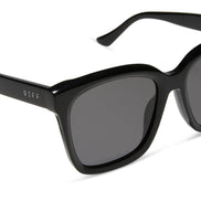 Meredith Sunglasses — Black + Grey