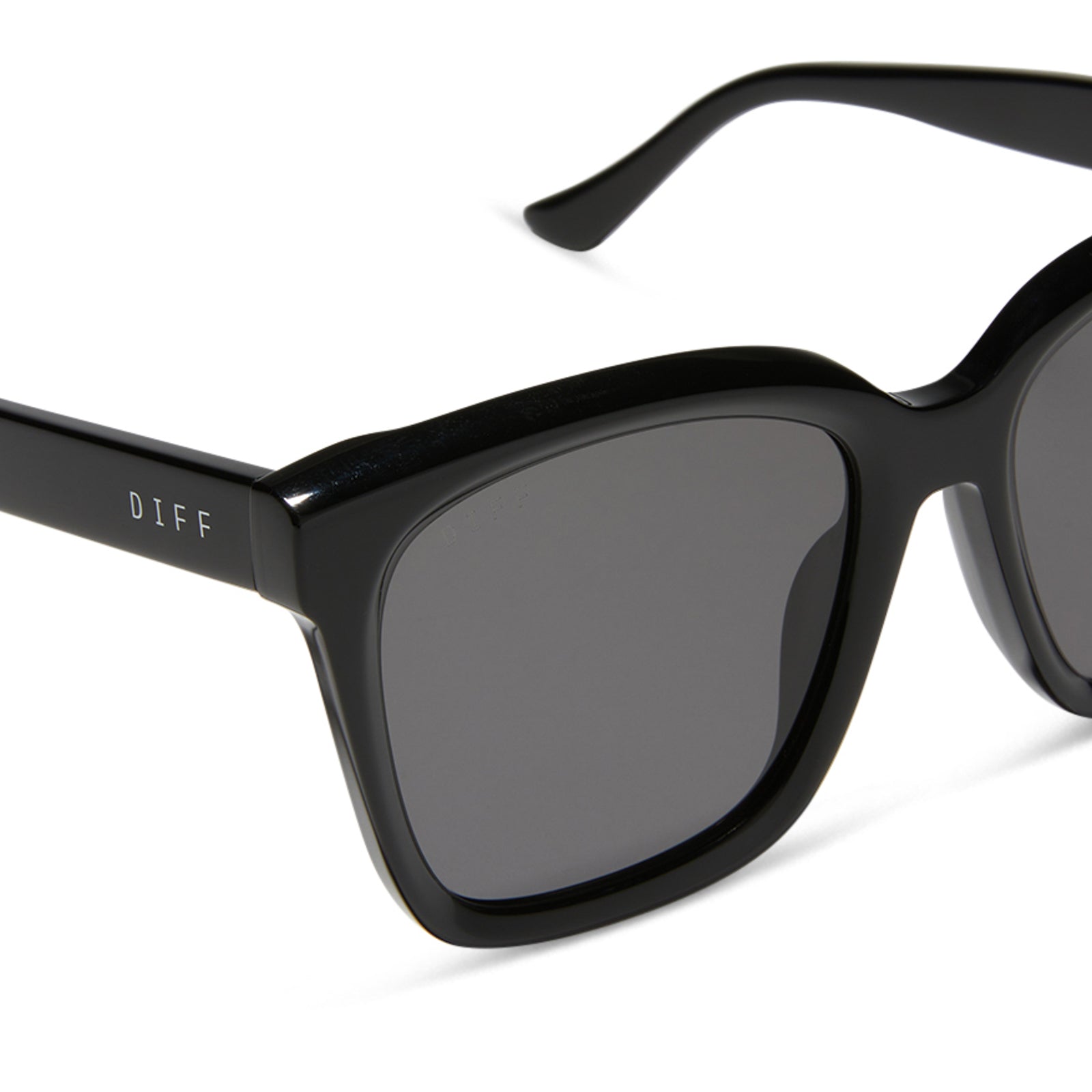Meredith Sunglasses — Black + Grey