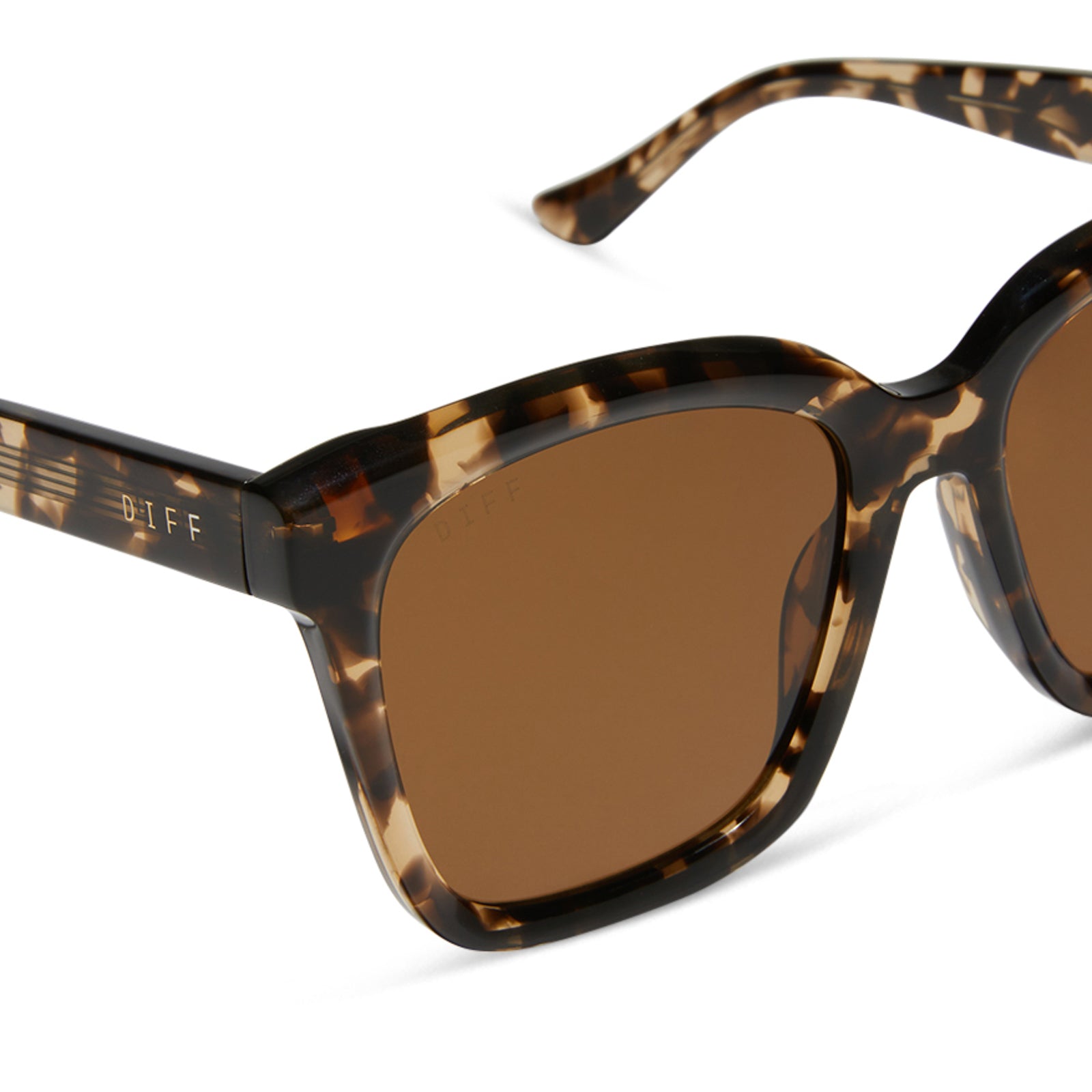 Meredith Sunglasses — Espresso Tortoise + Brown Polarized