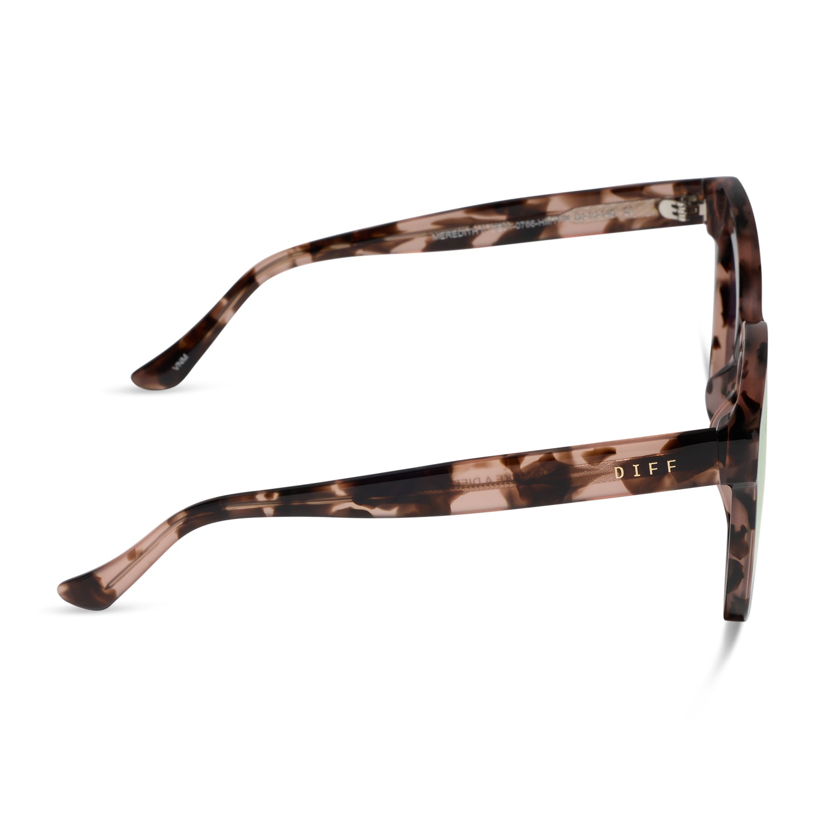 Meredith II Sunglasses — Himalayan Tortoise + Taupe Mirror
