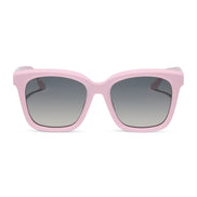 Meredith Sunglasses — Powder Pink + Grey Gradient Polarized
