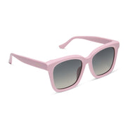 Meredith Sunglasses — Powder Pink + Grey Gradient Polarized