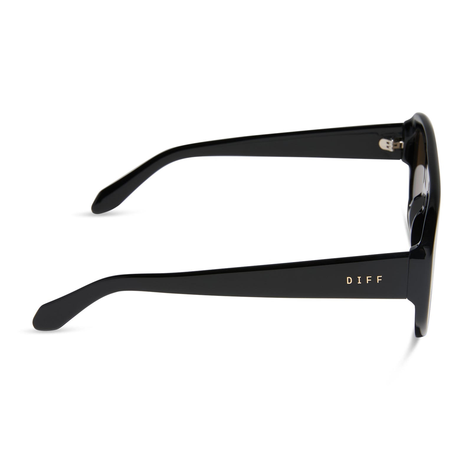 Morgan Sunglasses — Black + Brown Polarized