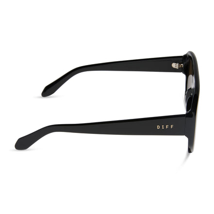 Morgan Sunglasses — Black + Brown Polarized