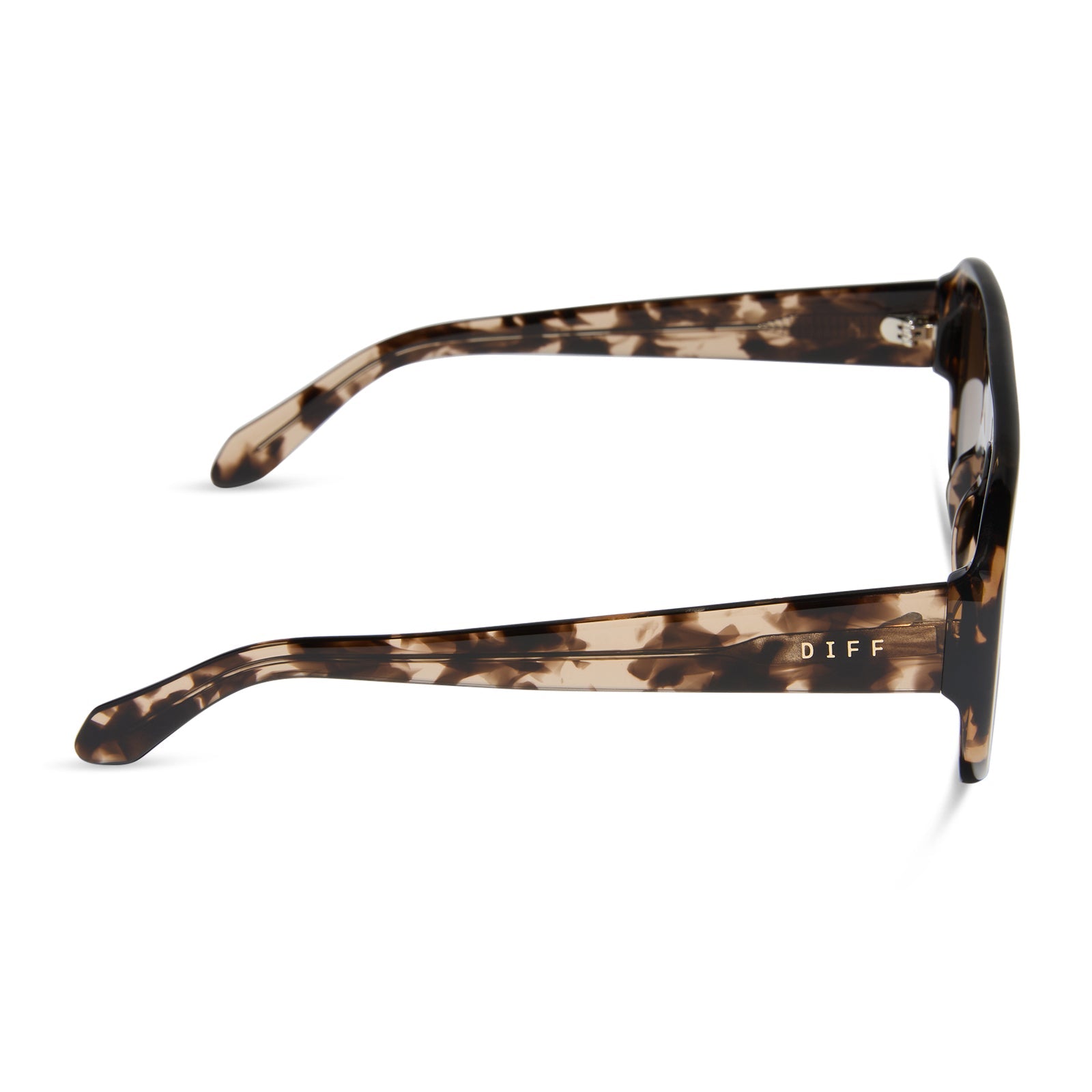 Tosca III Sunglasses — Black + Brown Gradient