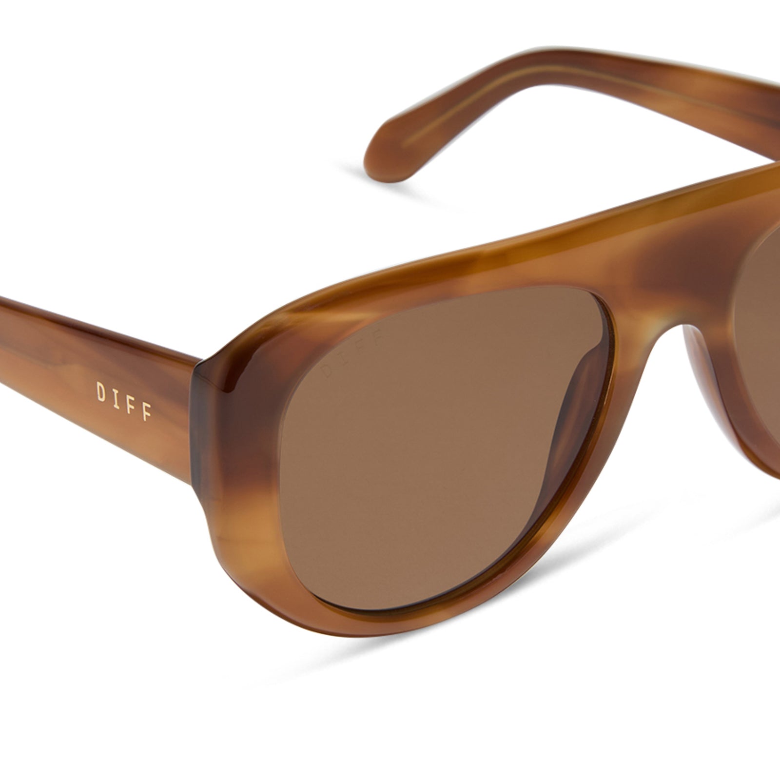 Morgan Sunglasses — Tawny Tortoise + Brown