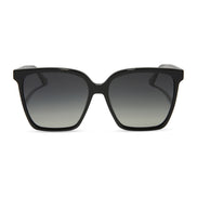 Naomi Sunglasses — Black + Grey Gradient Polarized