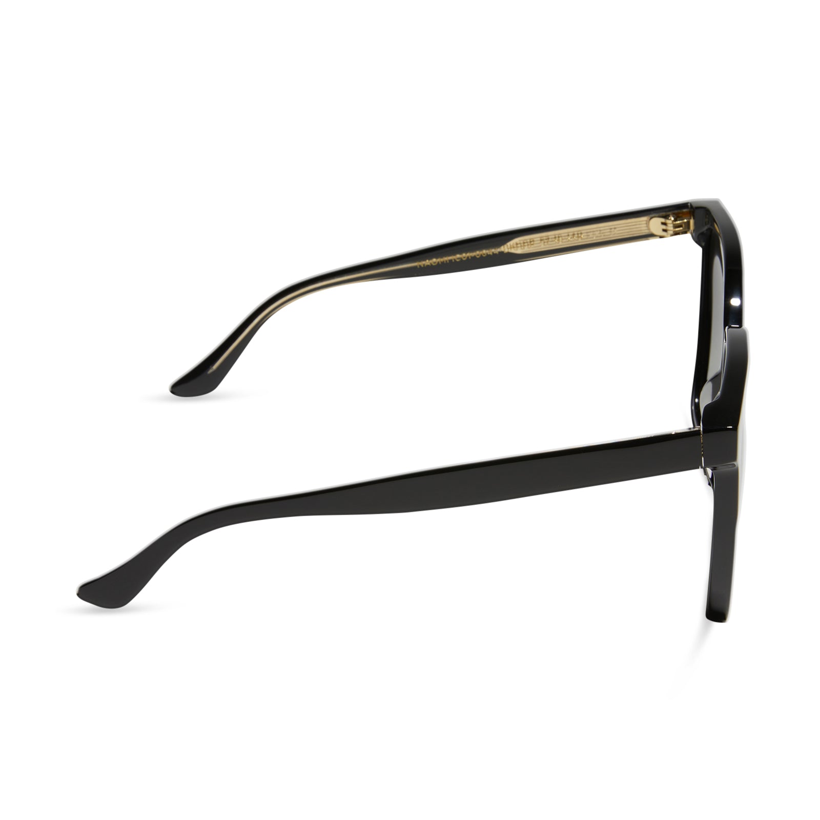 Naomi Sunglasses — Black + Grey Gradient Polarized