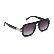 Naomi Sunglasses — Black + Grey Gradient