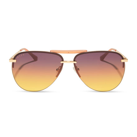 Cameron Sunglasses — Whiskey Tortoise + Grey Polarized