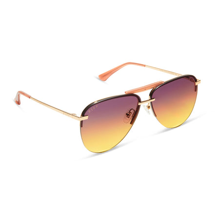 Cameron Sunglasses — Whiskey Tortoise + Grey Polarized