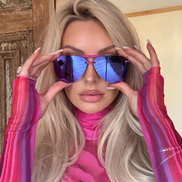 Tahoe Sunglasses — Pink Rush Metallic + Pink Mirror