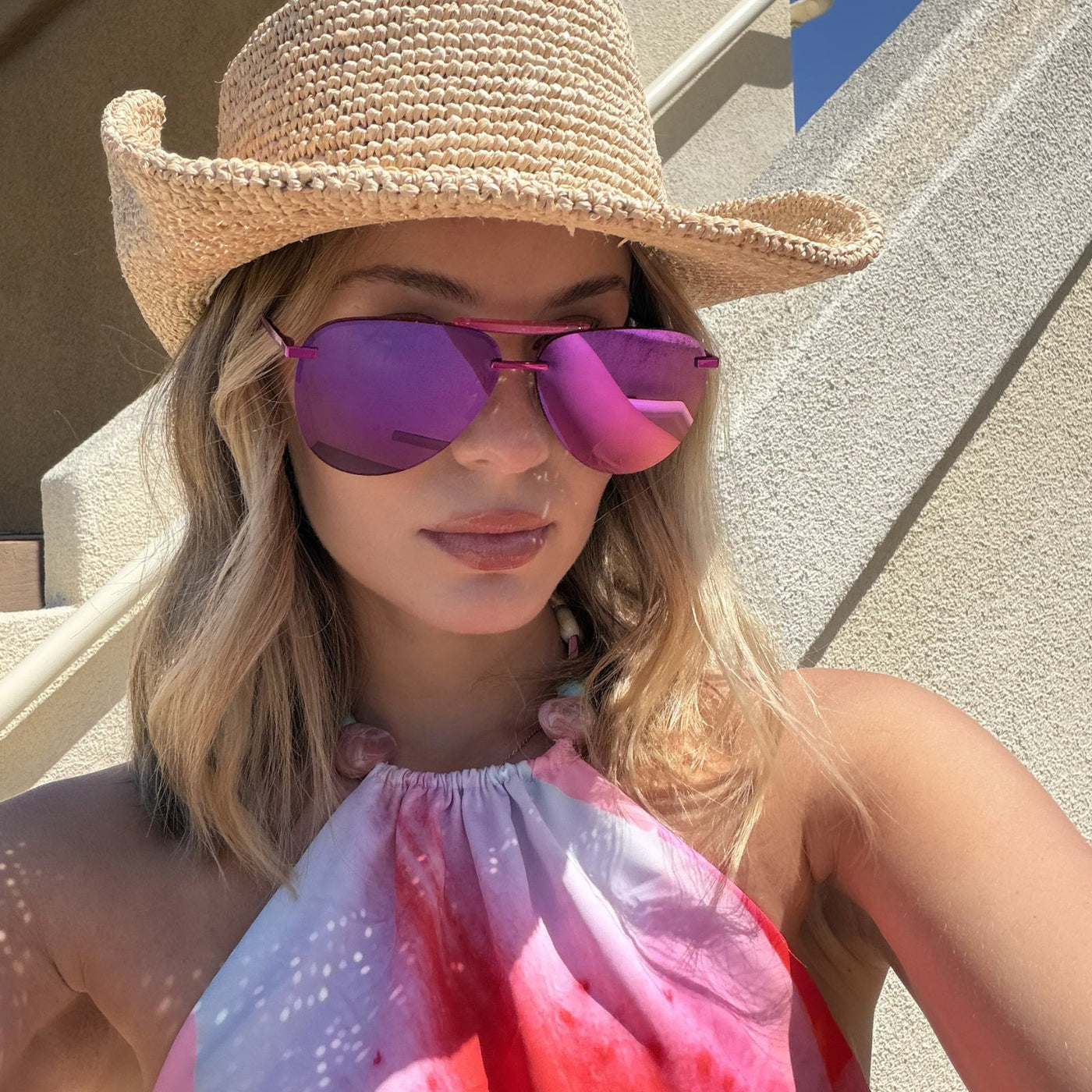 Tahoe - Pink Rush Metallic + Pink Rush Mirror Sunglasses