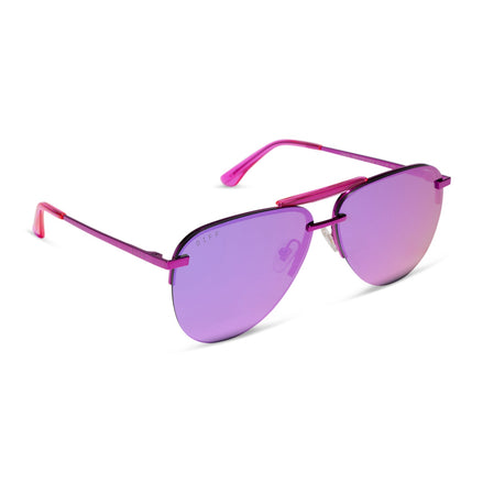 Tahoe Sunglasses — Pink Rush Metallic + Pink Mirror