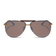 Tahoe Sunglasses — Sequoia Tortoise + Brown Gold Flash