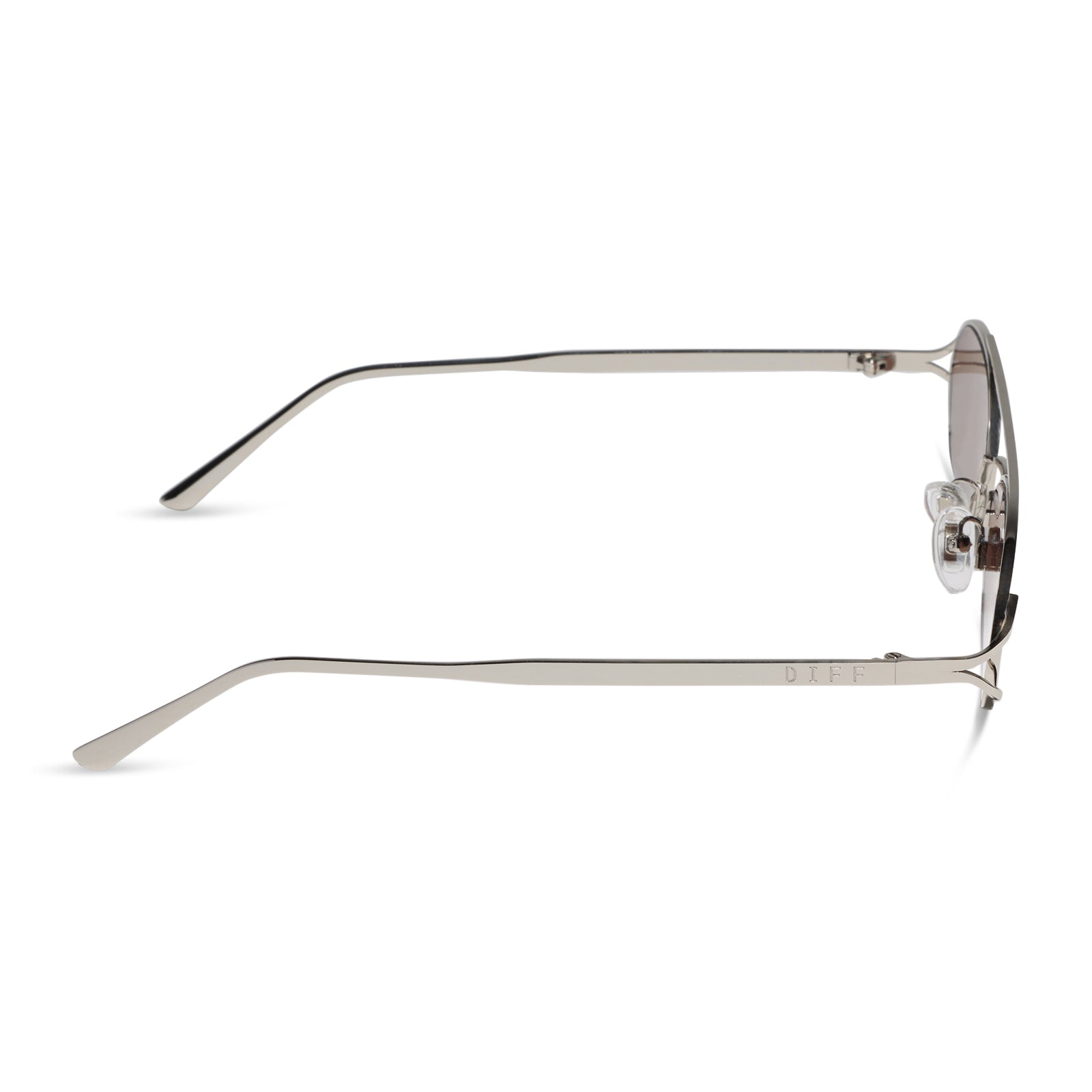 The Brooklyn Sunglasses — Silver + Brown