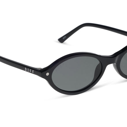 The City Sunglasses — Black + Grey Polarized