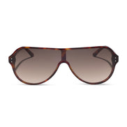 The Downtown Sunglasses — Tortoise + Brown Gradient