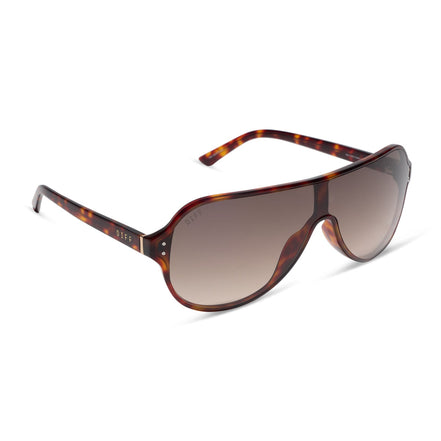The Downtown Sunglasses — Tortoise + Brown Gradient