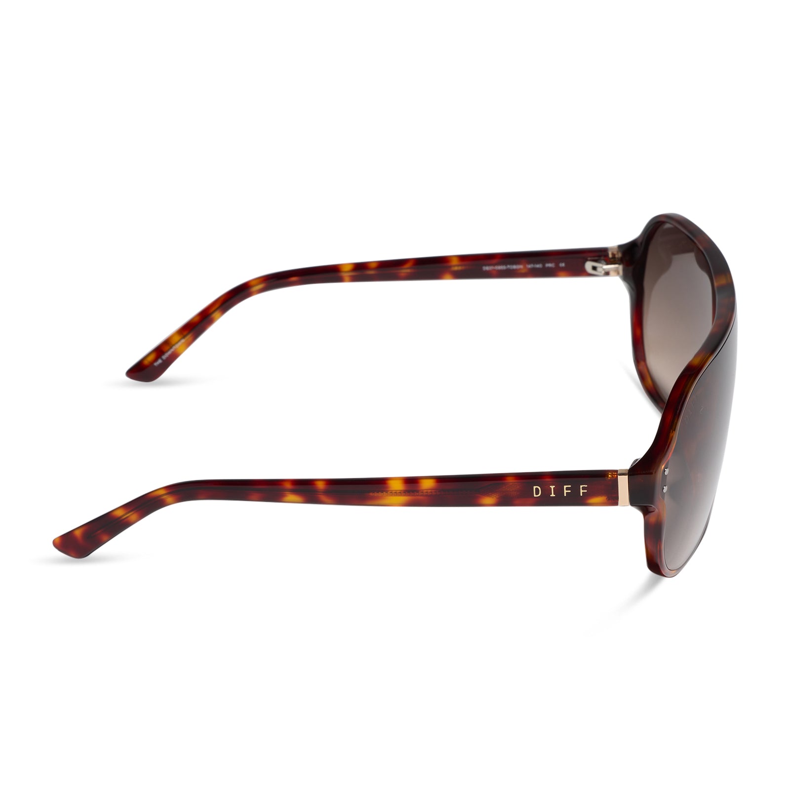 The Downtown Sunglasses — Tortoise + Brown Gradient