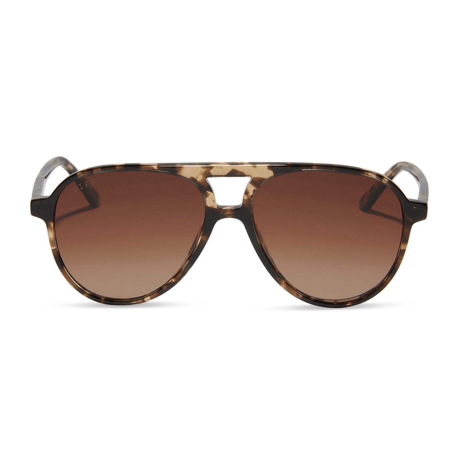 Tosca II Sunglasses — Espresso Tortoise + Brown Gradient Polarized