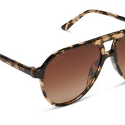 Tosca II Sunglasses — Espresso Tortoise + Brown Gradient Polarized