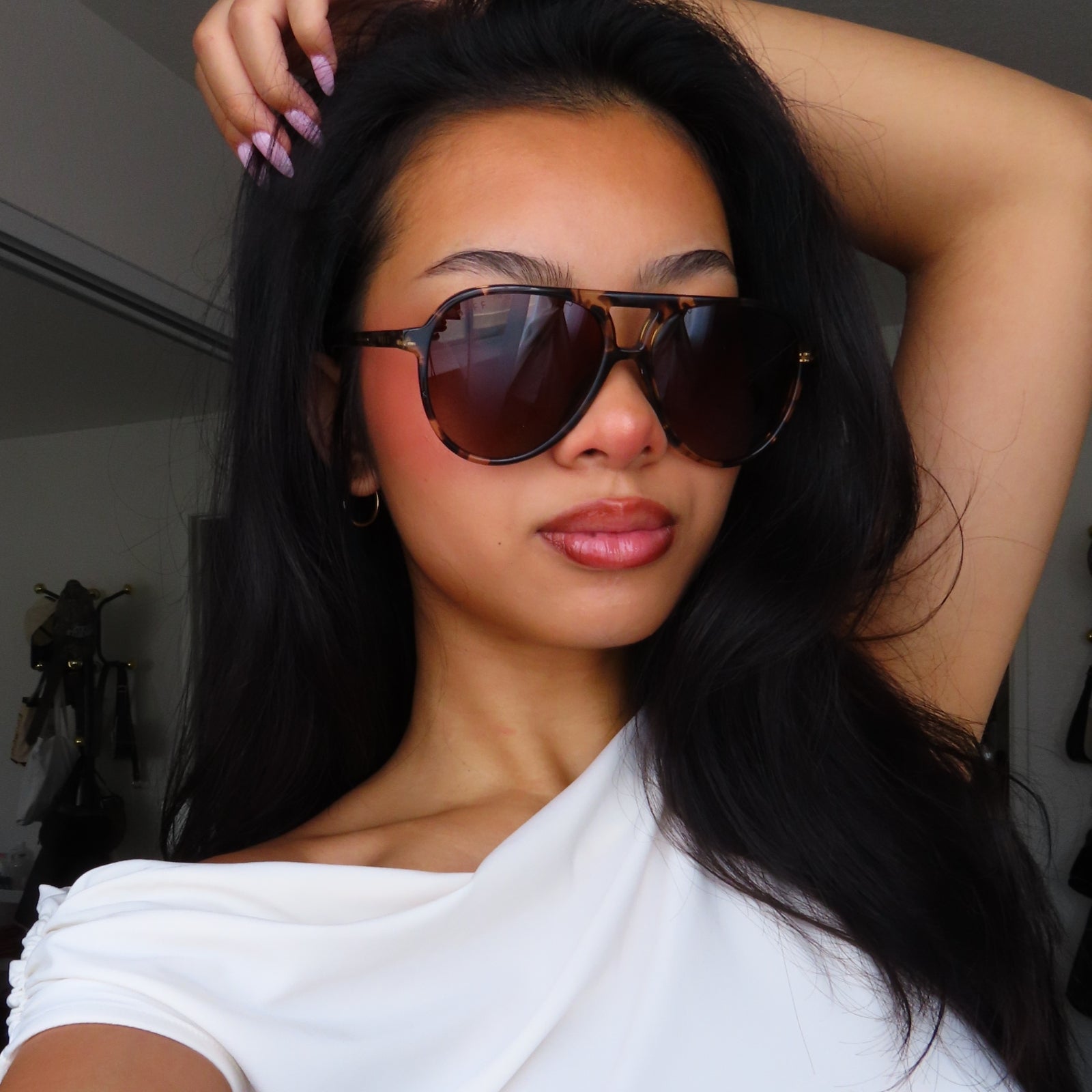 Tosca II Sunglasses — Espresso Tortoise + Brown Gradient Polarized