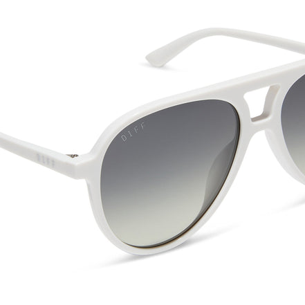 Tosca II Sunglasses — Grey Gradient Silver Flash