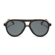 Tosca III Sunglasses — Black + Grey Polarized