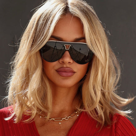 Tosca III Sunglasses — Black + Grey Polarized