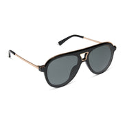Tosca III Sunglasses — Black + Grey Polarized