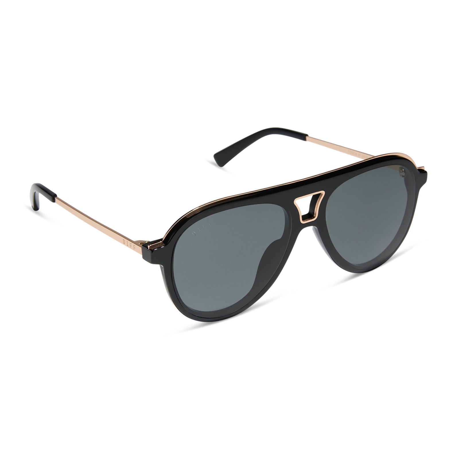 Tosca III Sunglasses — Black + Grey Polarized
