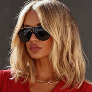 Tosca III Sunglasses — Black + Grey Polarized