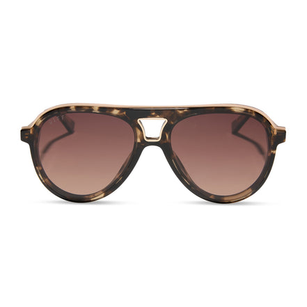 Tosca III Sunglasses — Espresso Tortoise + Brown Gradient Polarized