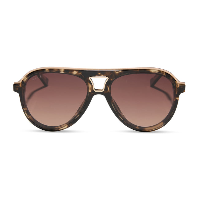 Tosca III Sunglasses — Espresso Tortoise + Brown Gradient Polarized