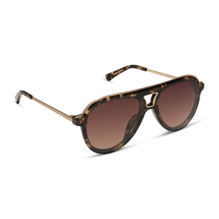 Tosca III Sunglasses — Espresso Tortoise + Brown Gradient Polarized