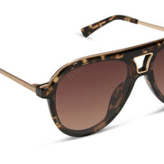 Tosca III Sunglasses — Espresso Tortoise + Brown Gradient Polarized