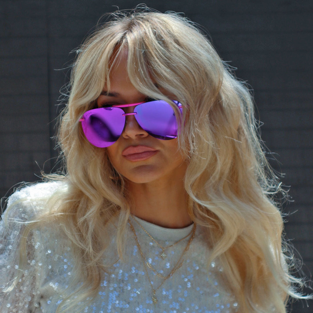 Tahoe - Pink Rush Metallic + Pink Rush Mirror Sunglasses
