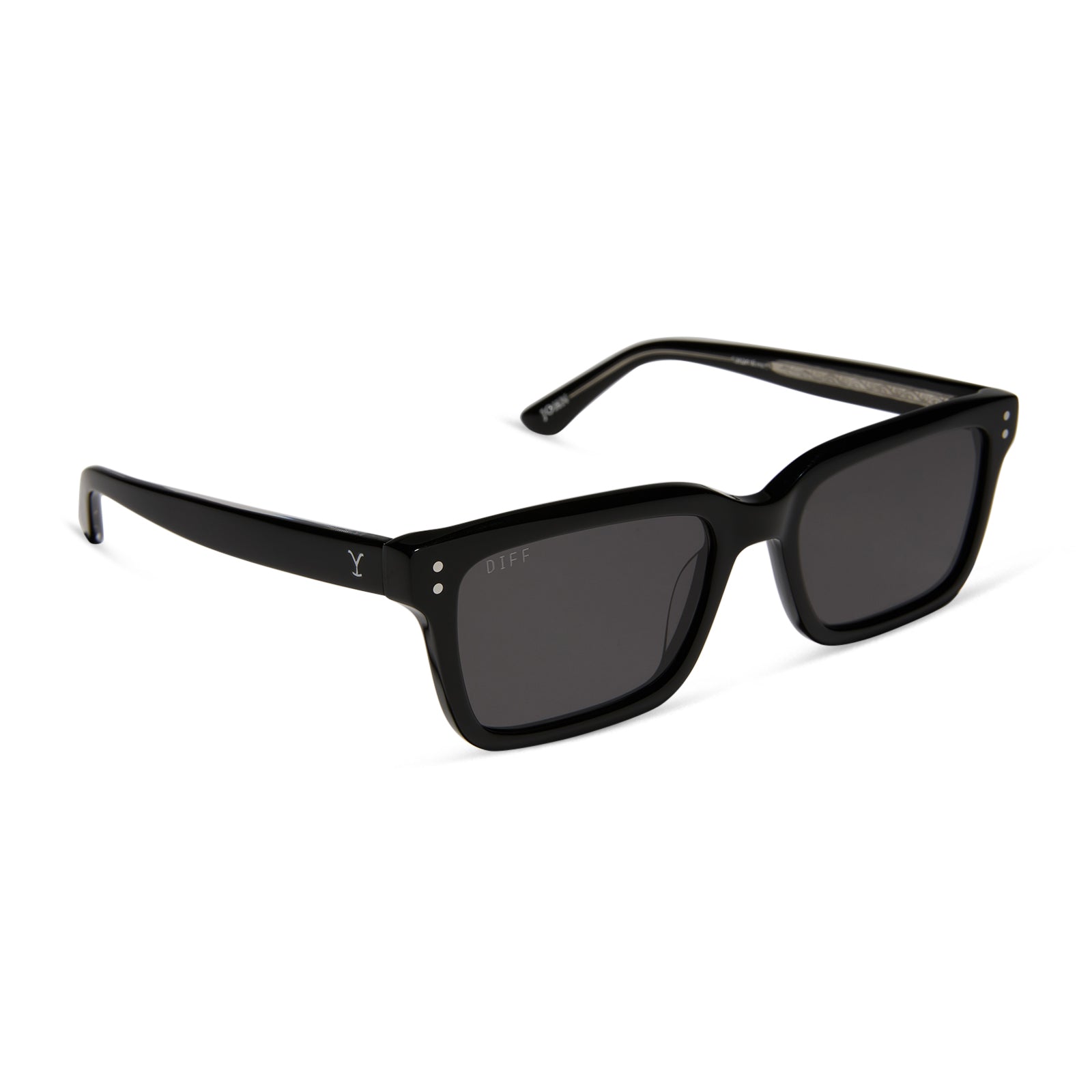 John Dutton Sunglasses — Deep Dutton Black + Grey Polarized