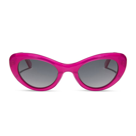 Zaria Sunglasses — Bright Tulip + Grey Gradient Polarized