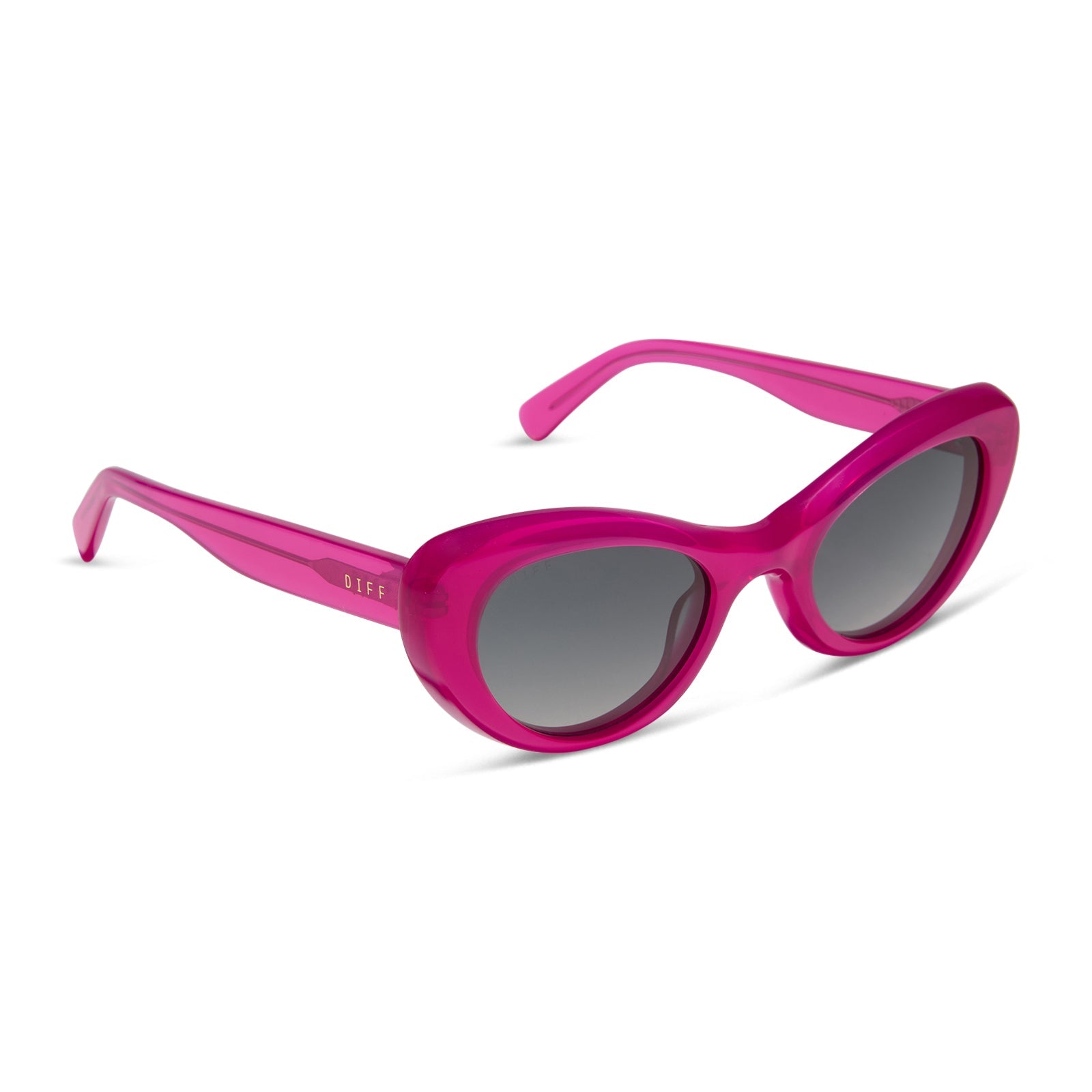 Zaria Sunglasses — Bright Tulip + Grey Gradient Polarized