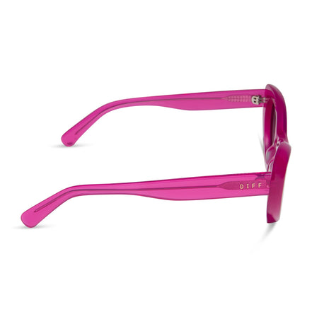 Zaria Sunglasses — Bright Tulip + Grey Gradient Polarized
