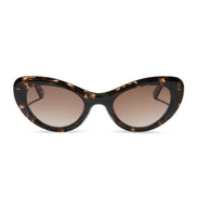 Zaria Sunglasses — Espresso Tortoise + Brown Gradient