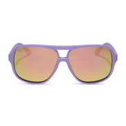 Hangtime Sunglasses — Matte Lavender + Sherbet Mirror Polarized
