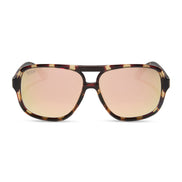 Hangtime Sunglasses — Sport Tortoise + Champagne Mirror Polarized