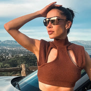 Hangtime Sunglasses — Sport Tortoise + Champagne Mirror Polarized