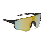Heat Sunglasses — Sport Tortoise + Orange Flash Polarized