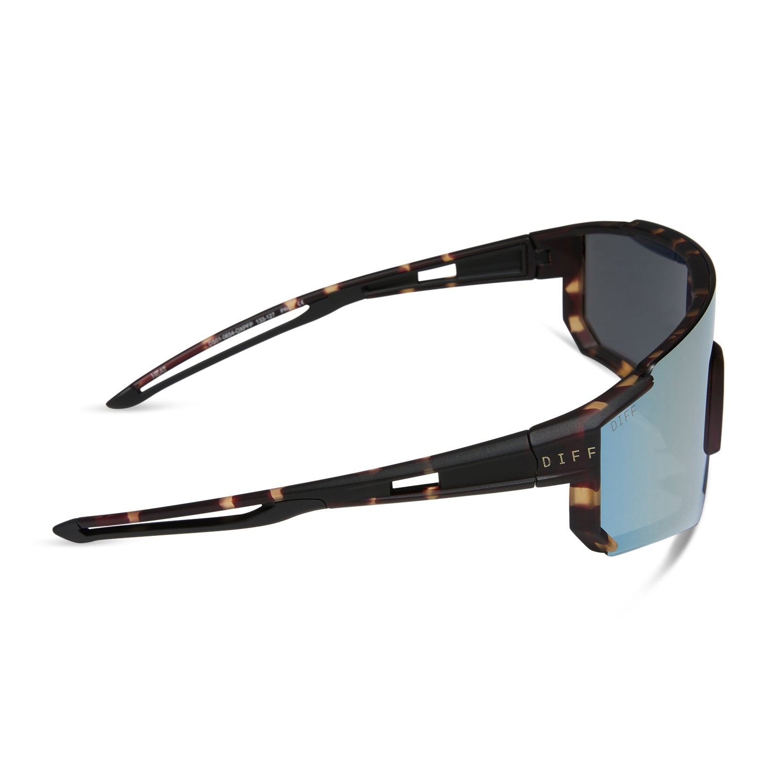 Heat Sunglasses — Sport Tortoise + Orange Flash Polarized