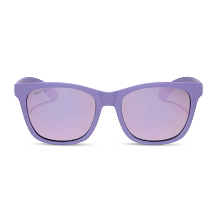 Storm Sunglasses — Matte Lavender + Lavender Mirror Polarized